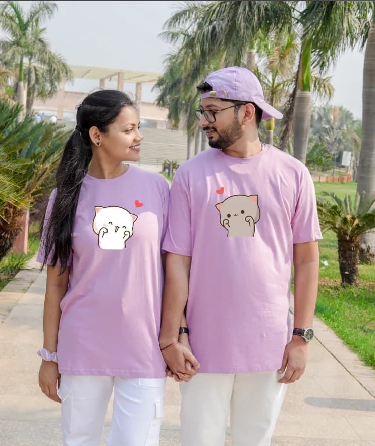 Cute Teddy Couple Tshirt