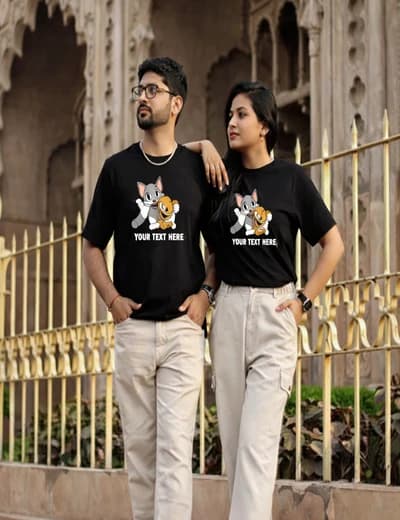 Customized Couple Tshirt